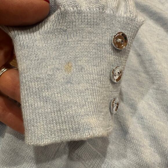 Eileen Fisher Cardigan 100% Organic Linen Aqua Open Knit NWT $278 Size XL - Picture 5 of 8